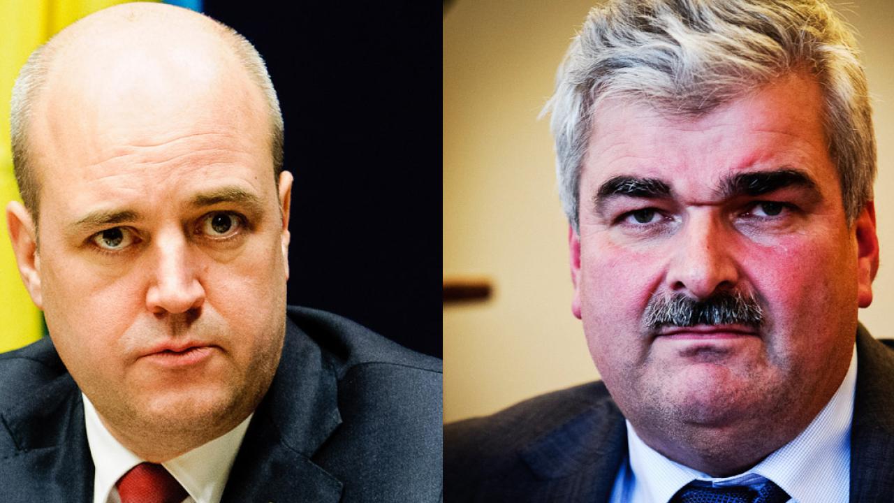 Fredrik Reinfeldt (M) måste komma överens med Håkan Juholt (S) för att ett svenskt deltagande ska kunna komma på tal.