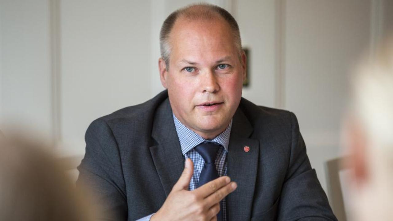 Sveriges justitie- och migrationsminister Morgan Johansson (S). Arkivbild.