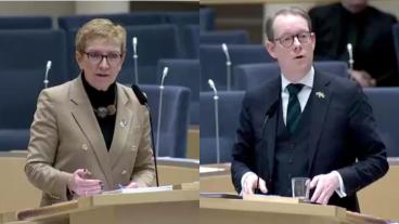 Lundgren och Billström 14 feb