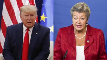 Den tillträdande amerikanska presidenten Donald Trump gör anspråk på andra länder och tidigare EU-kommissionär Ylva Johansson manar till svensk kraftsamling i EU-frågor.
