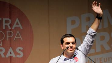 Syrizaledaren Alexix Tsipras. Foto: Lorenzo Gaudenzi