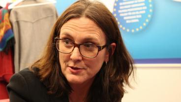 EU-kommissionär Cecilia Malmström meddelade på tisdagen att handelsförhandlingarna med Vietnam i princip var klara. Arkivbild.