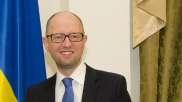 Premiärminister Arsenij Jatsenjuk klarade tisdagens förtroendeomröstning. Arkivbild.