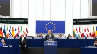 Socialdemokraten Enrico Letta, tidigare italiensk premiärminister, presenterade sin rapport om inre marknaden i EU-parlamentet.