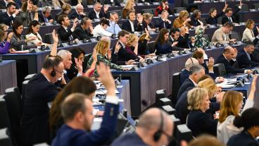 EU-parlamentets stöd för Ukraina i är starkast i bland annat Norden och Baltikum. Arkivbild.