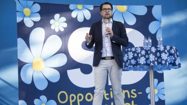 Jimmie Åkesson, Sverigedemokraternas partiledare. Arkivbild.