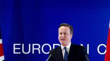 Den brittiske premiärministern David Cameron efter förra veckans toppmöte. 