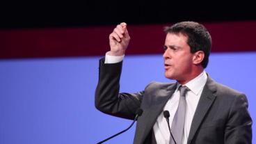 Frankrikes socialdemokratiske premiärminister Manuel Valls. Arkivbild.