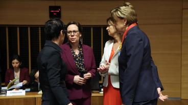 Sverige representeras av utrikesminister Maria Malmer Stenergaard (M).