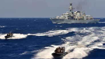 Storbritannien är ett av de drivande länderna i insatsen mot flyktingsmugglarna. Arkivbild.