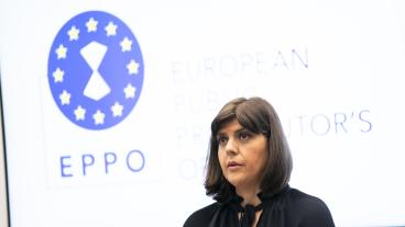 Eppochefen Laura Codruța Kövesi. Arkivbild.