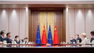 Veckans toppmöte mellan EU och Kina blir det 25:e. Arkivbild.