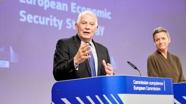 Josep Borell och Margrethe Vestager