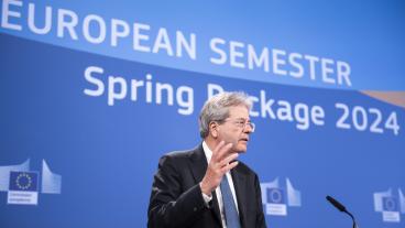 EU:s ekonomikommissionär Paolo Gentiloni. 