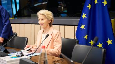 EU-kommissionens ordförande Ursula von der Leyen väntas nästa år komma med sitt förslag på nästa flerårsbudget för unionen. Arkivbild.