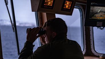 Europeiska länder överväger att sätta in militär närvaro vid Grönland. På bilden en dansk soldat. Arkivbild.