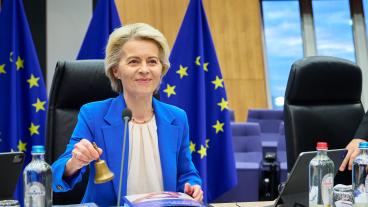 EU-kommissionens ordförande Ursula von der Leyen anser att frihandelsavtalet med Mexiko är banbrytande. Arkivbild.