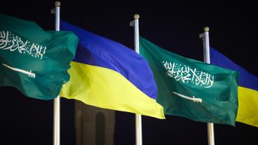 Amerikanska förhandlingarna om någon form av vapenvila mellan Ukraina och Ryssland äger rum i Saudiarabien. Arkivbild.