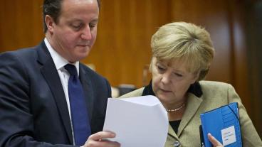 David Camerons utspel kan ha öppnat portarna till en ny fördragsändring. Något som även Angela Merkel fört på tal. Arkivbild.