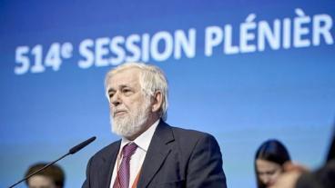 Den tidigare fackföreningsaktivisten och numera EESK:s ordförande Georges Dassis.