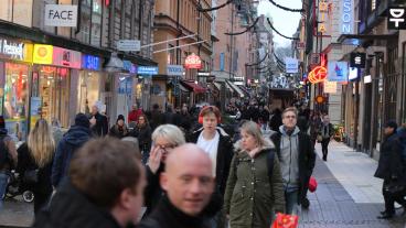 Stödet för Sveriges EU-medlemskap är rekordstort, visar SCB:s nya undersökning. Stockholm 7 december.