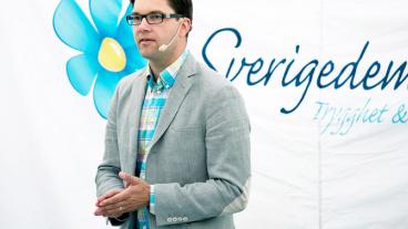 Sverigedemokraterna vill omförhandla det svenska EU-medlemskapet och sedan låta en folkomröstning ta ställning. Det framgår av partiets nya EU-valplattform som antas på lördag. Arkivbild.