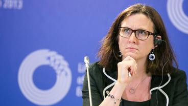 Inrikeskommissionär Cecilia Malmström ansvarar för bland annat asyl- och migrationsfrågor.