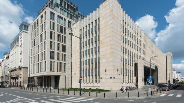 Polens Högsta förvaltningsdomstol i Warszawa har bett EU-domstolen om ett förhandsavgörande i frågan om fem domare inte fick poster i Högsta domstolen. Arkivbild.