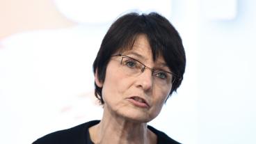 EU:s sysselsättningskommissionär, belgiska kristdemokraten Marianne Thyssen. Arkivbild.