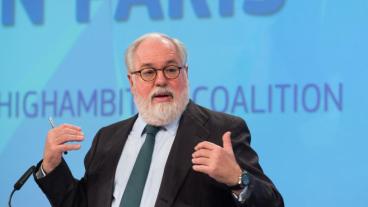 EU:s klimatkommissionär Miguel Arias Cañete.