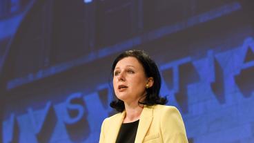 EU:s justitiekommissionär Věra Jourová. 