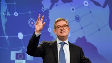 EU:s säkerhetskommissionär Julian King. Arkivbild.