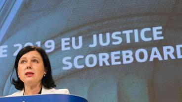 EU:s tjeckiska liberala justitiekommissionär Vĕra Jourová.