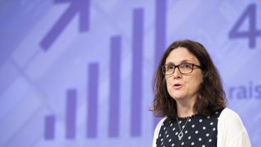 EU:s handelskommissionär Cecilia Malmström. 