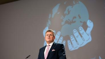 EU:s framsynskommissionär, en slovakisk socialdemokrat, Maroš Šefčovič.