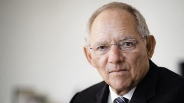 Den tyske finansministern Wolfgang Schäuble vill minska löneobalanserna i EU. Arkivbild.