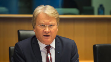 Kristdemokraternas EU-parlamentariker Lars Adaktusson vi se mer arbete mot korruption i Kosovo. Arkivbild.