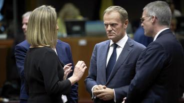 Europeiska rådets ordförande Donald Tusk vill att stats- och regeringscheferna fattar svåra beslut i raka diskussioner.