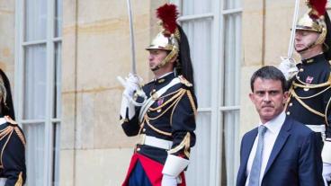 Frankrikes premiärminister Manuel Valls har fått uppdraget att bilda en ny regeringen efter helgens budgetdespyt. Arkivbild.