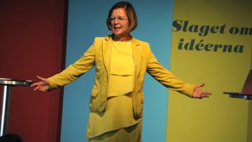 Maria Arnholm - Jämställda svenska bolagsstyrelser är något som jag vill vara med och bidra till. Arkivbild